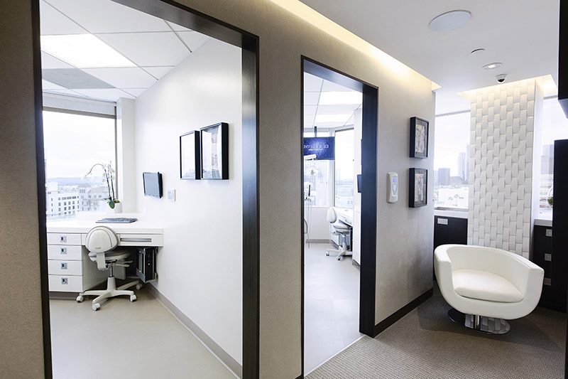 Office shot of examination rooms